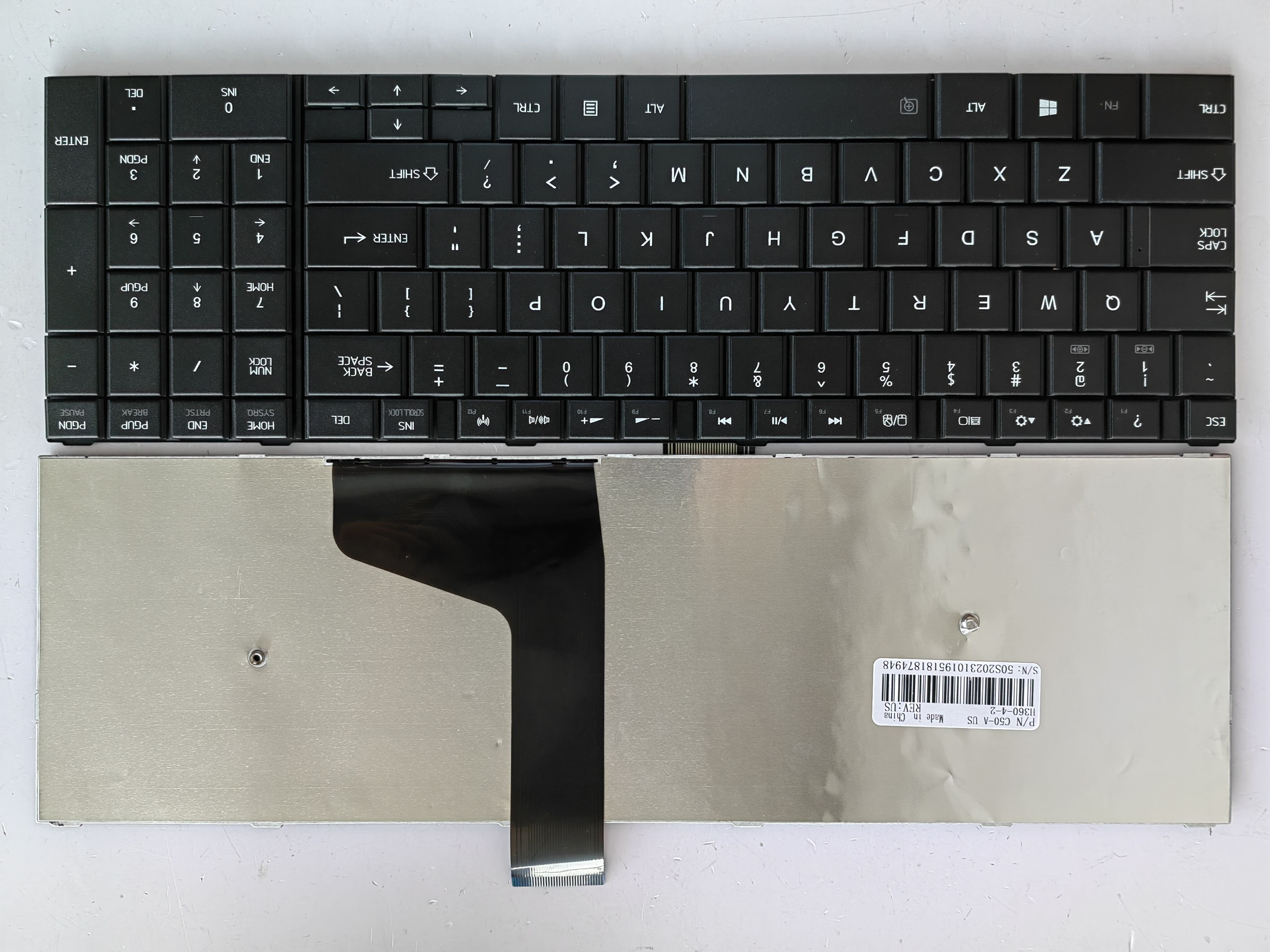 Picture of New Replacement Laptop Keyboard For TOSHIBA C50-A BLACK (OEM) US Layout